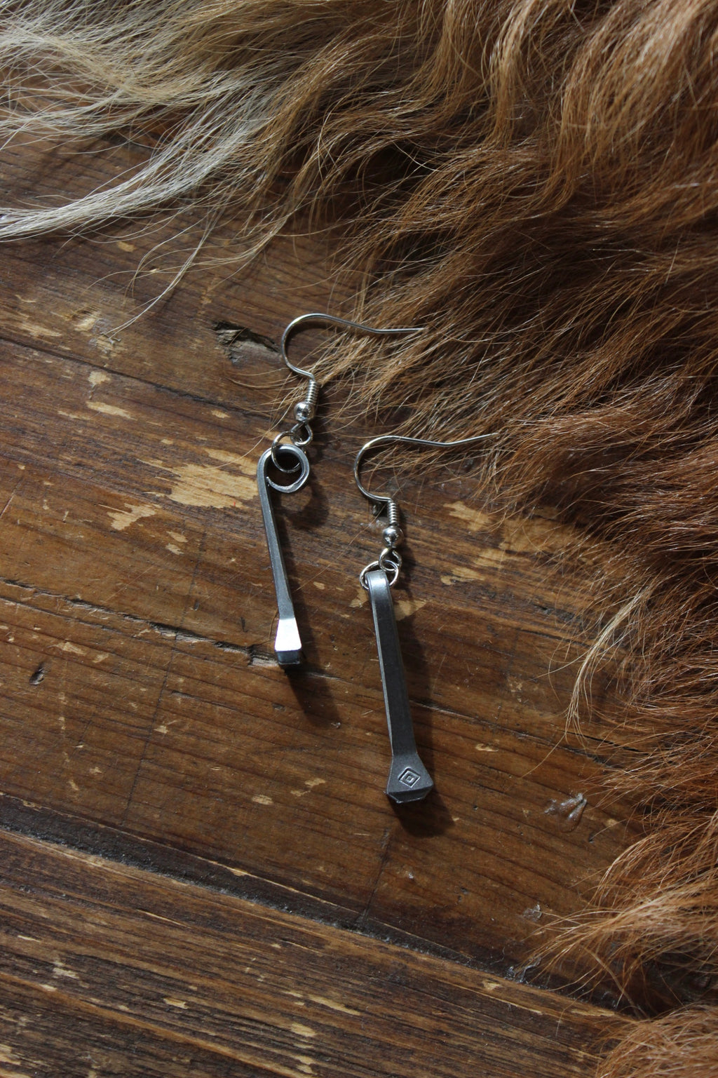 Horseshoe Nail Earring