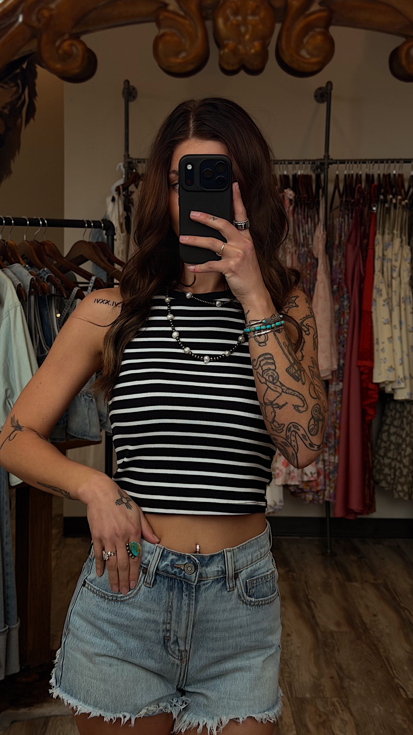Stripe Rib Knit Tank