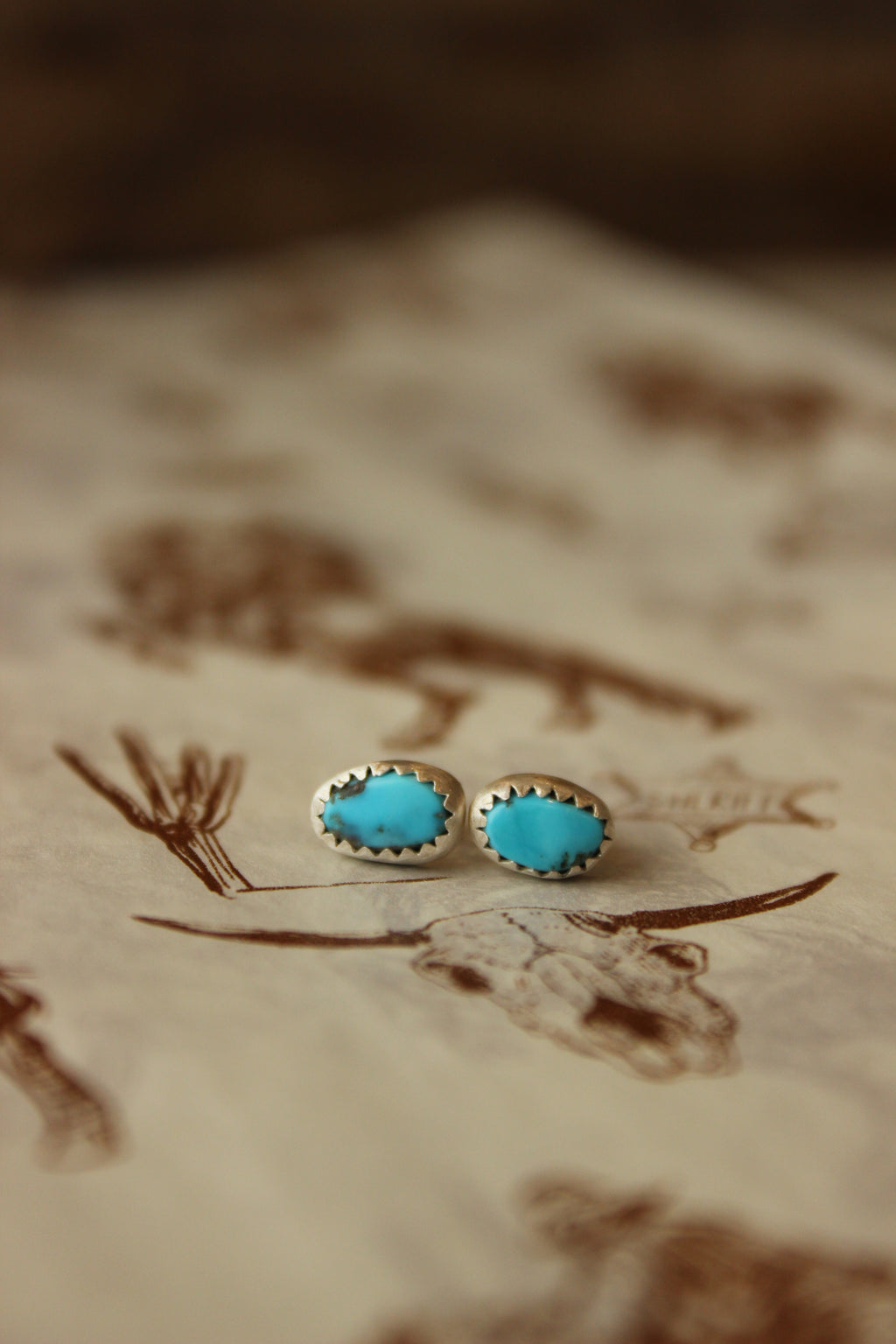 .925 Turquoise Studs