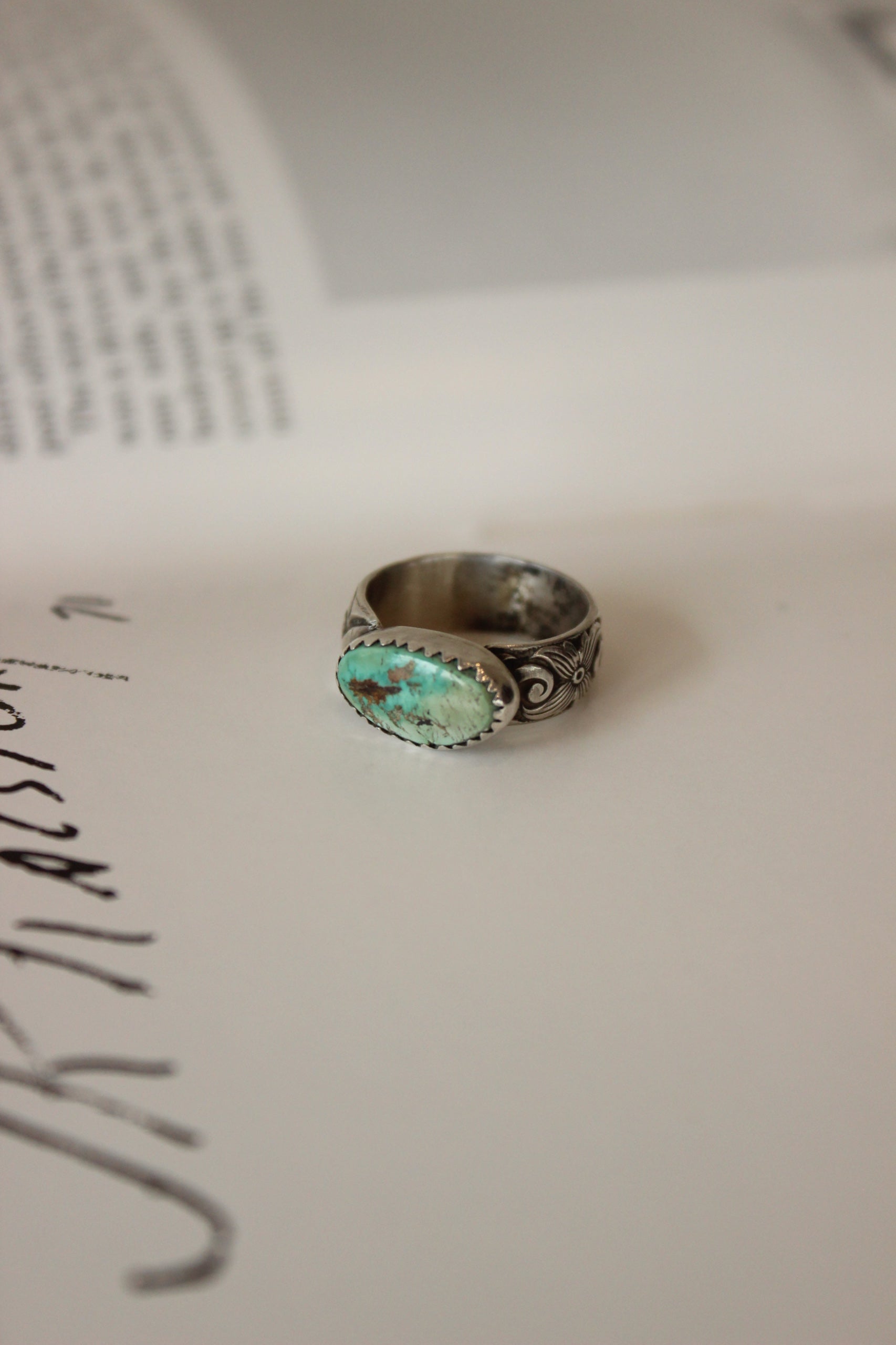 Royston Oval Floral Ring