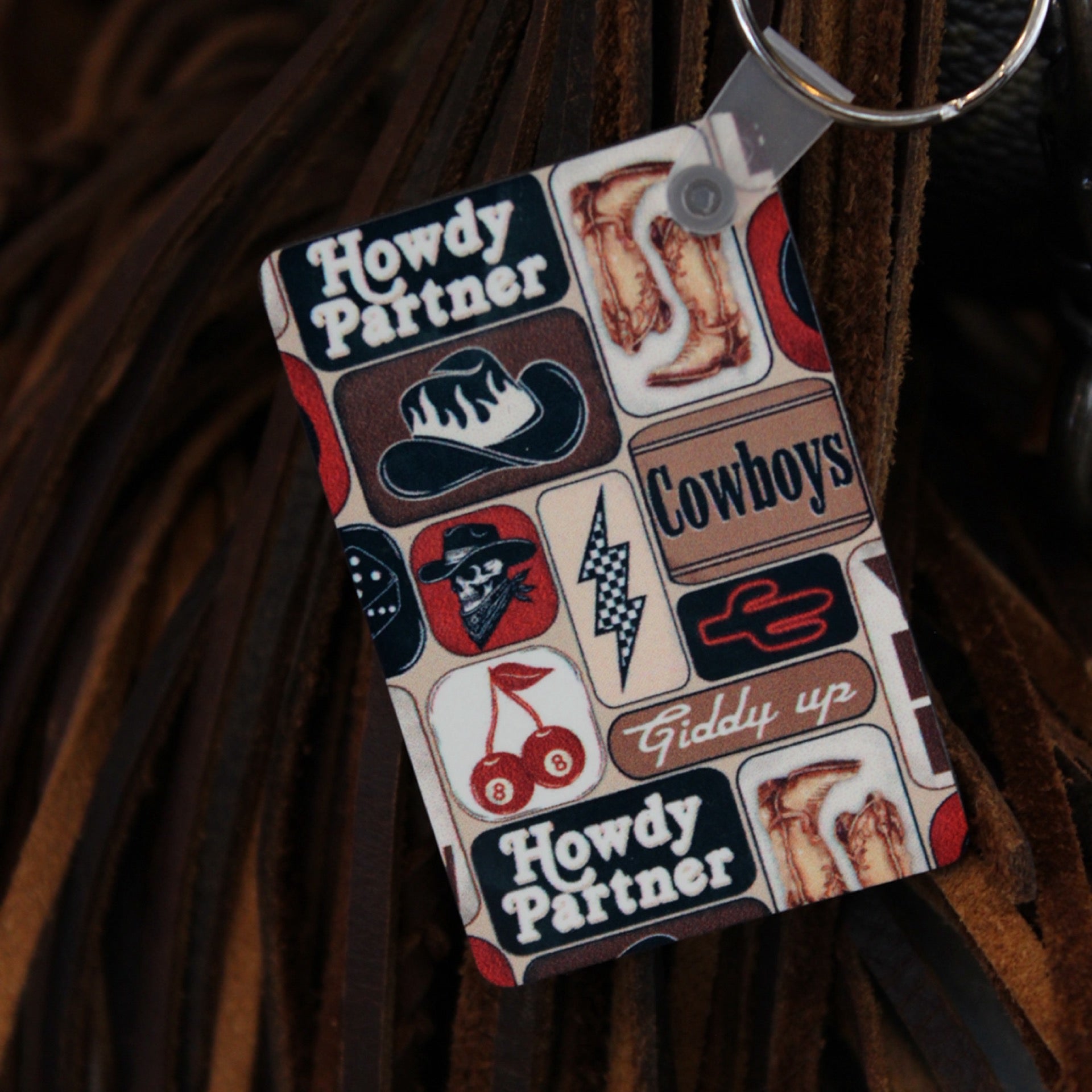 Howdy Partner Keychain