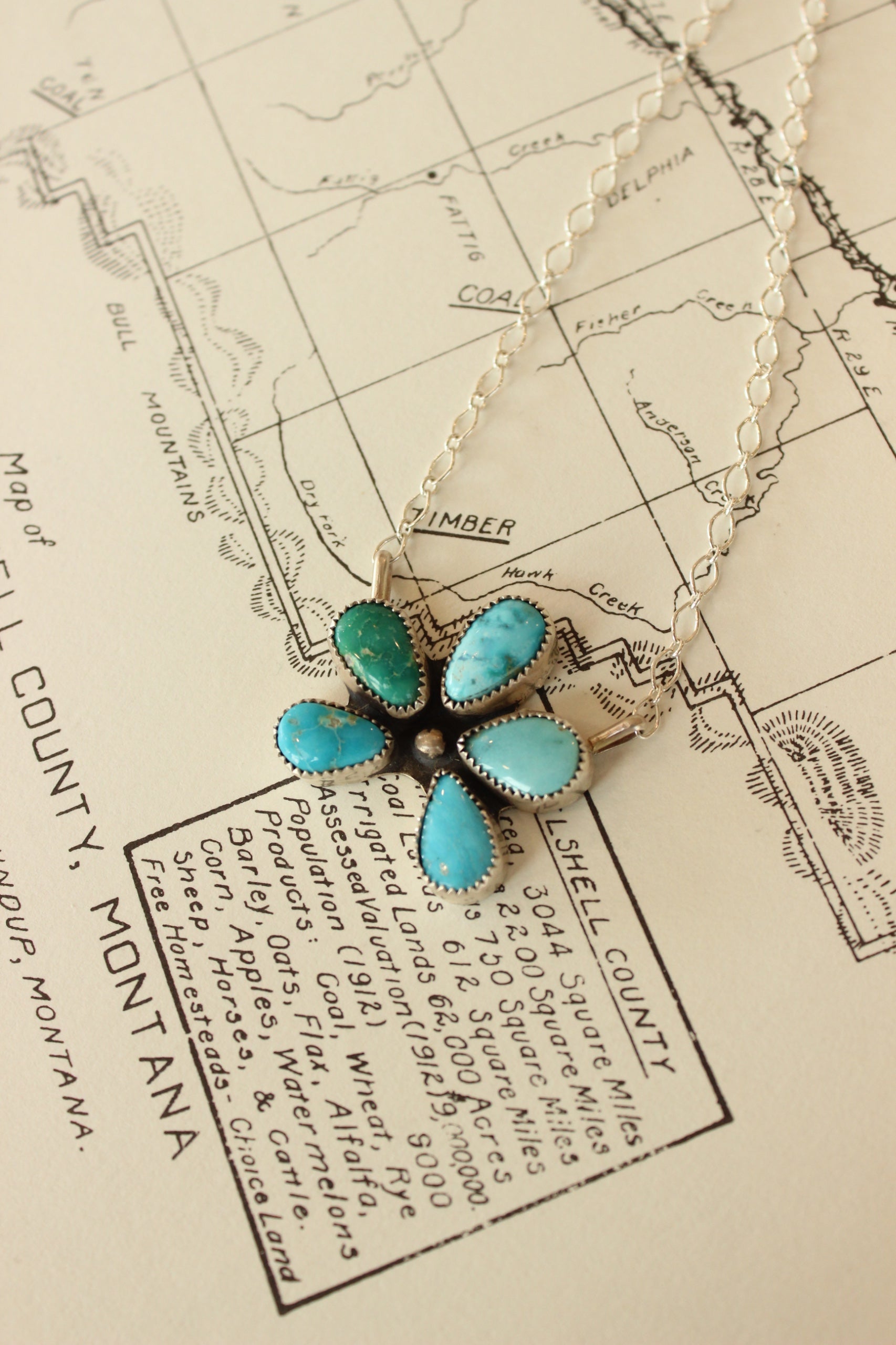 Blue Bonnet Necklace
