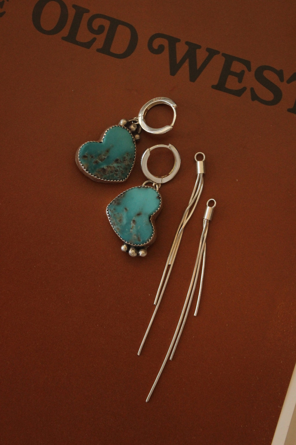 Kaolin Kingman Heart Dangles