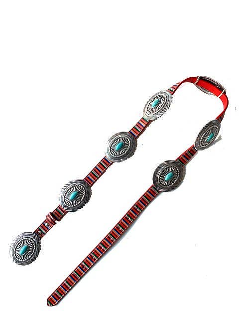 Concho Leather Belt