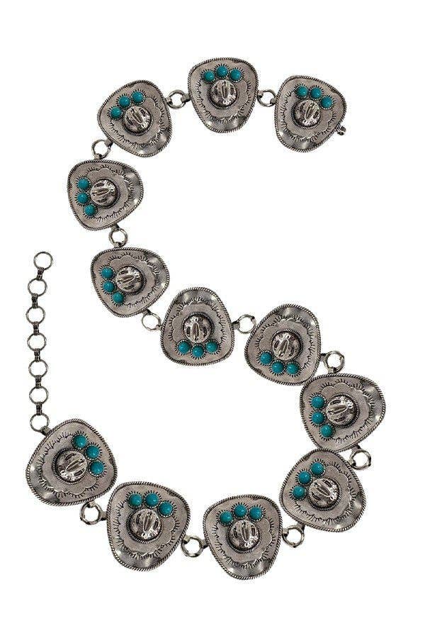 Cowboy Hat Concho Belt