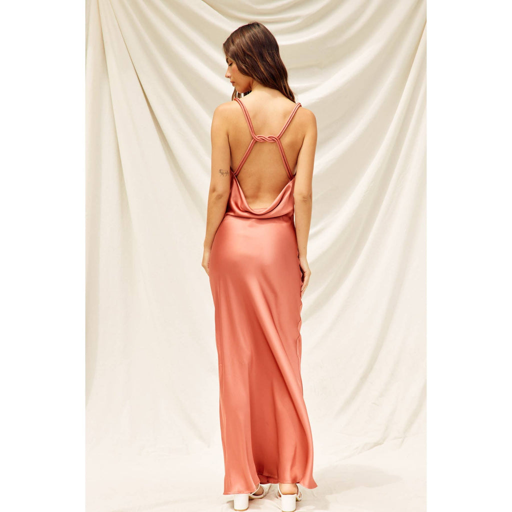 Twisted Strap Maxi Dress