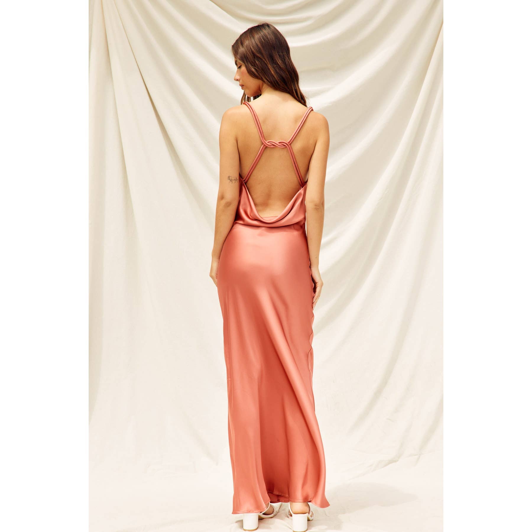 Twisted Strap Maxi Dress