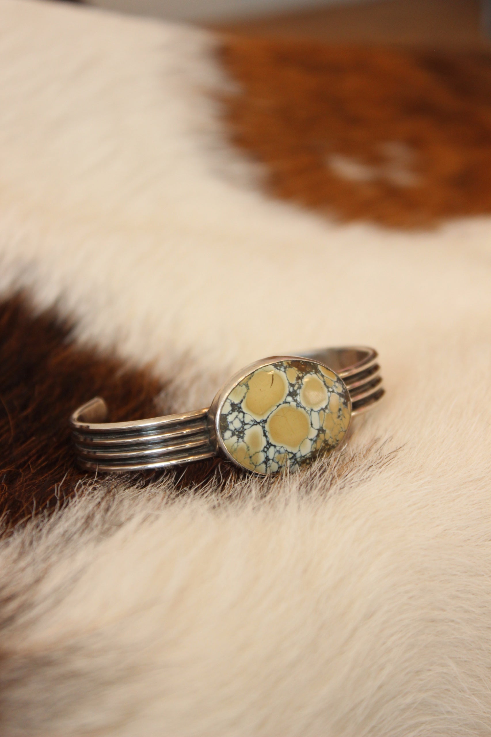 Variscite Stone Cuff