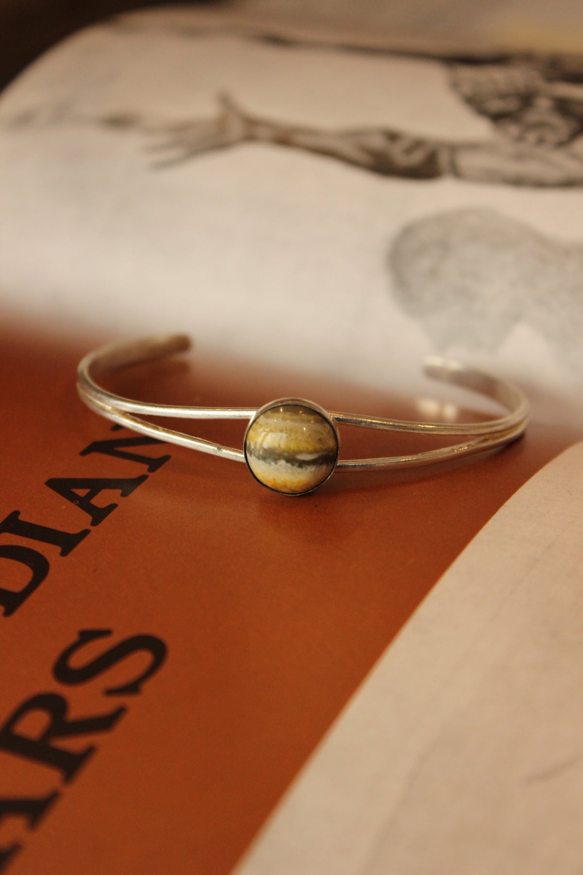 Bumblebee Stone Cuff