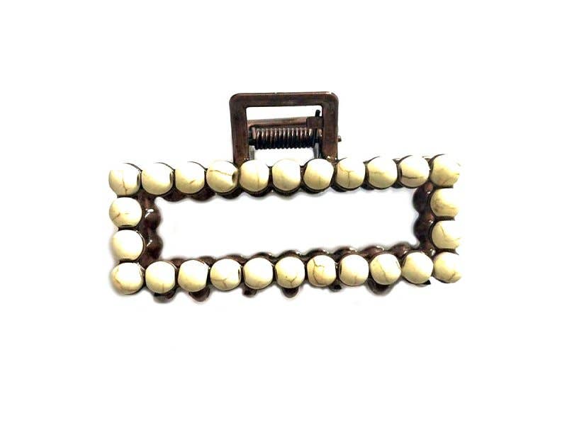 Mini Navajo Pearl Hair Claw
