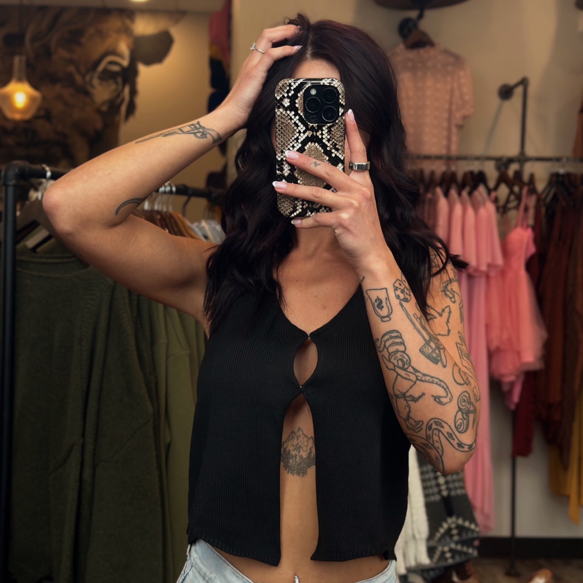 Sleeveless Knit Top