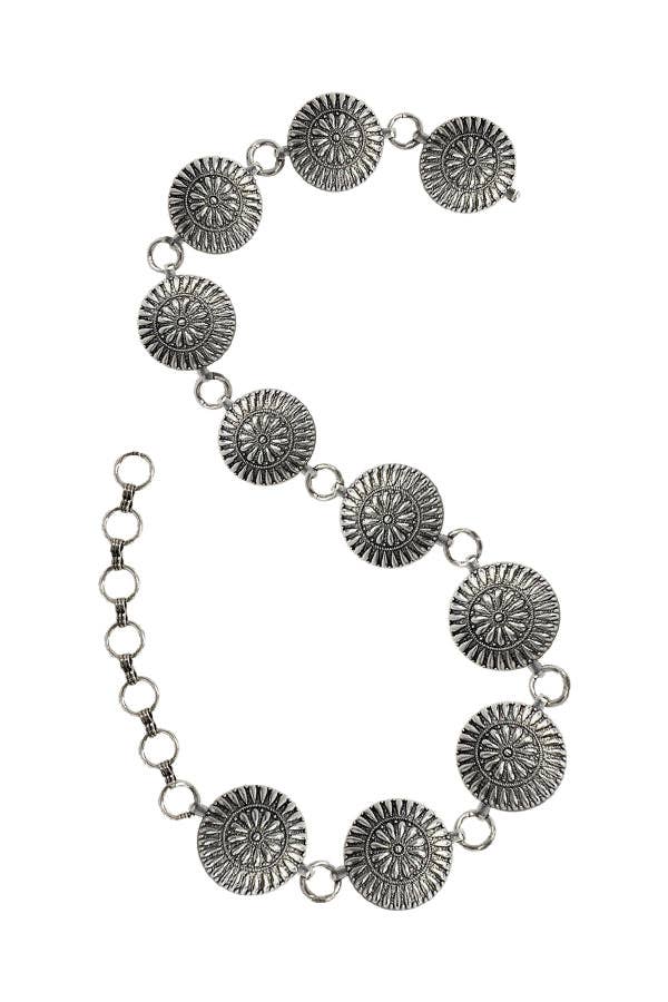 Circle Concho Chain Belt