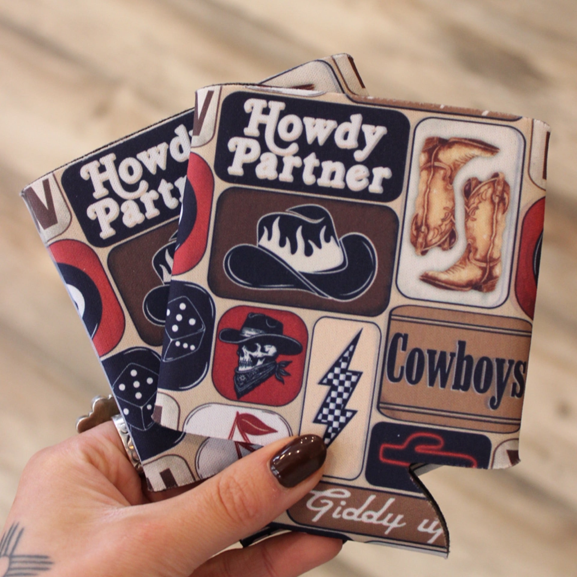 Howdy Partner Koozie