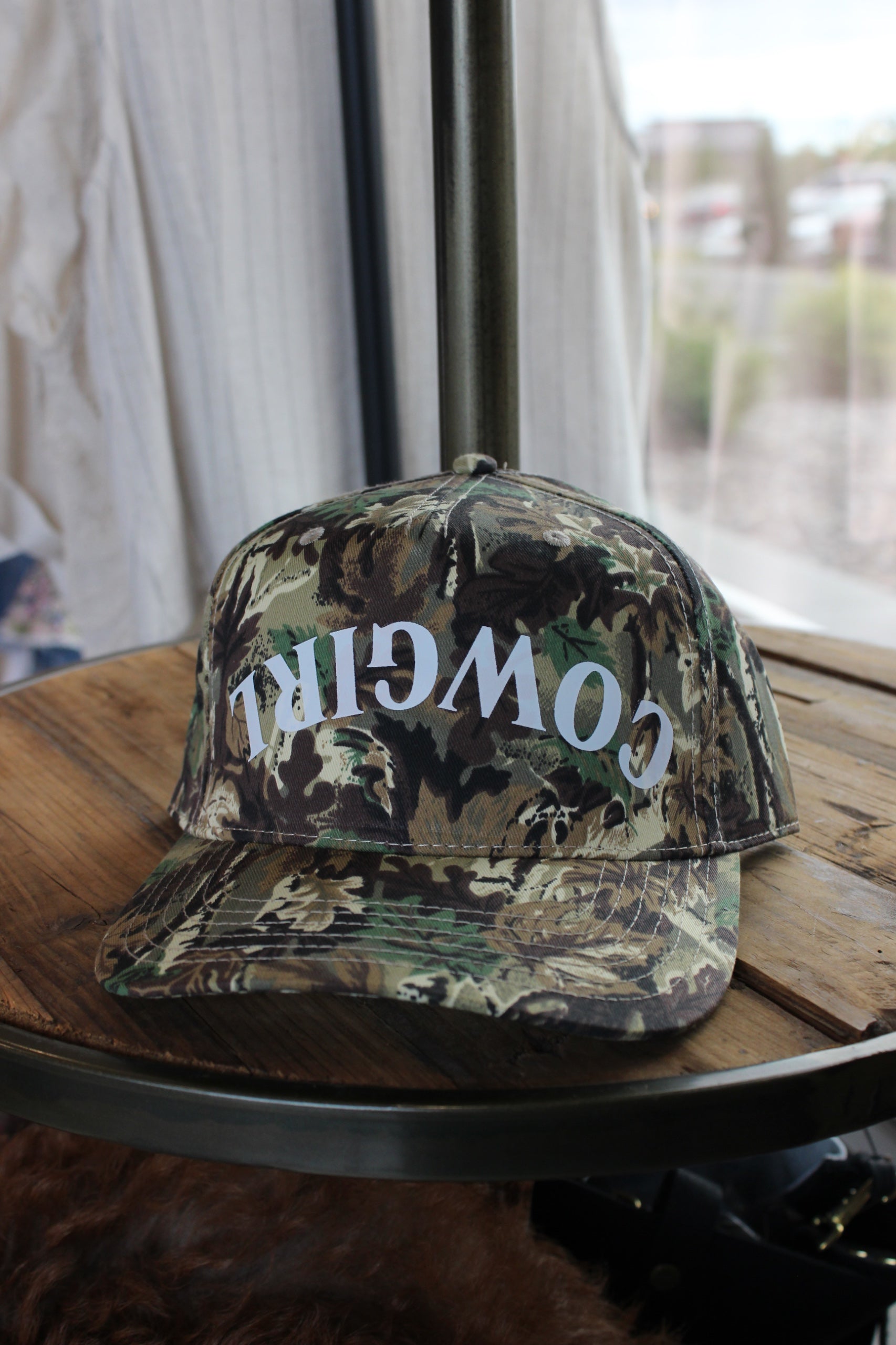 Cowgirl Camo Trucker Hat