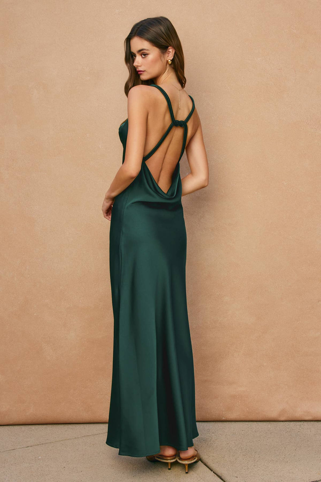 Twisted Strap Maxi Dress