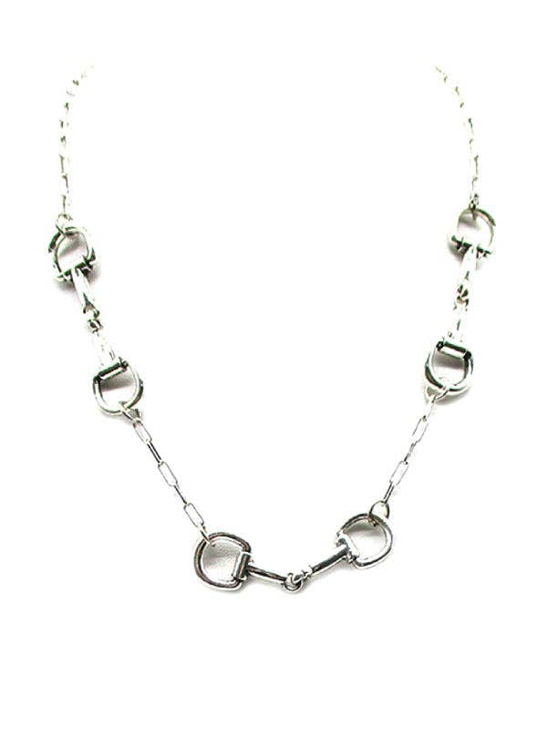 Snaffle Bit Necklace