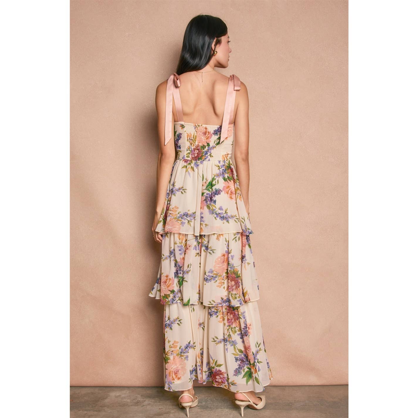 Corset Layered Maxi Dress