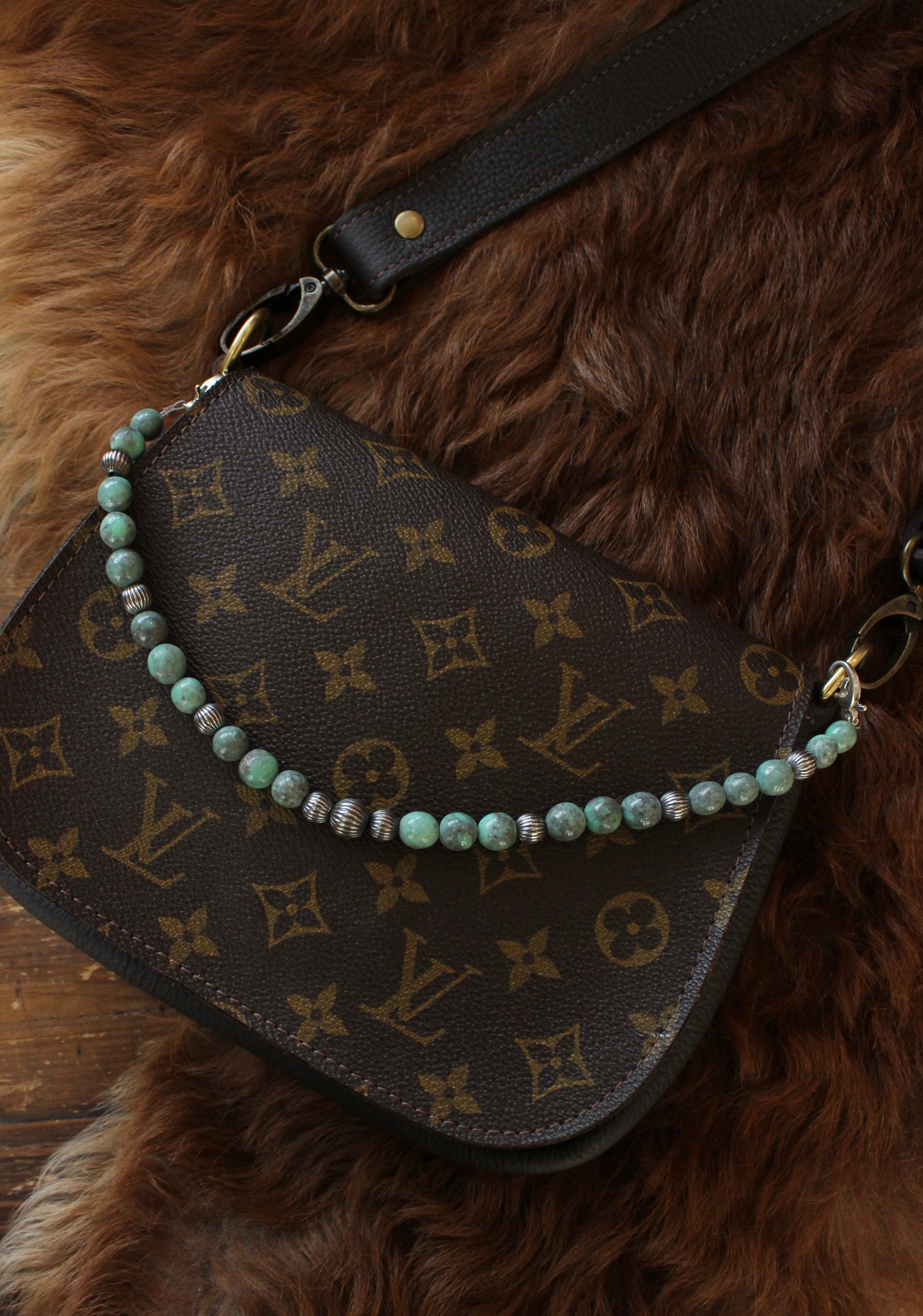 Variscite Purse Chain