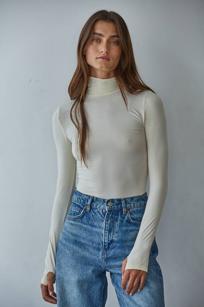Seamless Turtle Neck Bodysuit