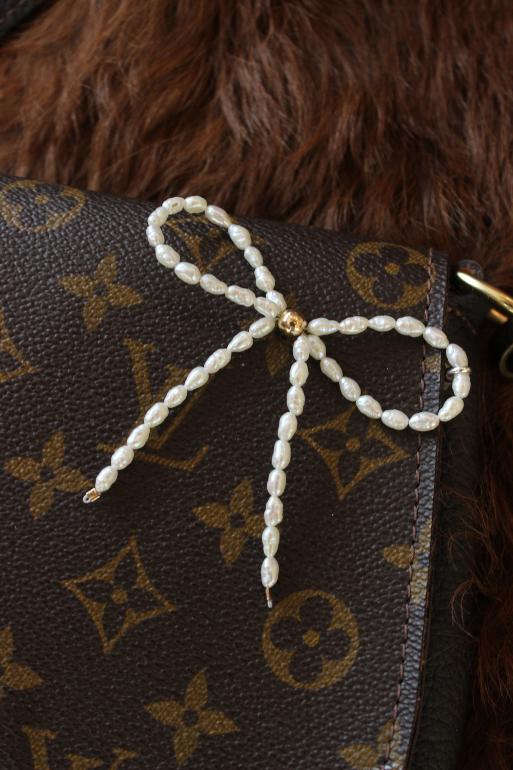 Freshwater Pearl Purse Charm
