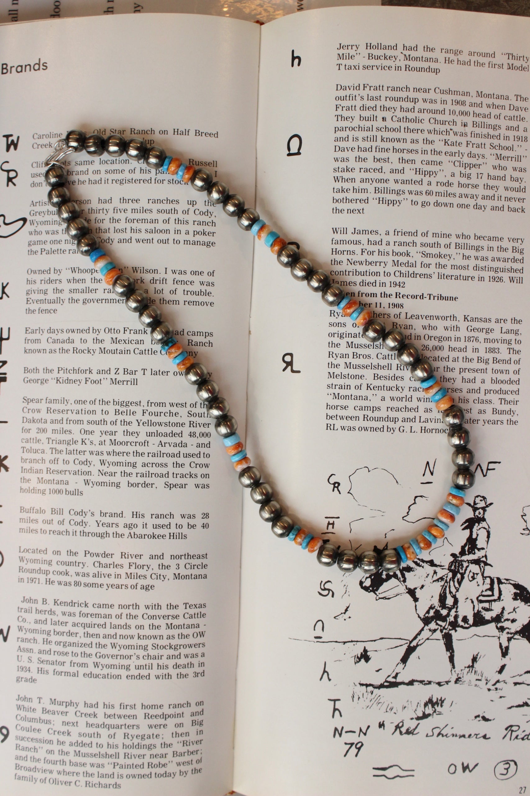 Kingman + Spiny GS Beaded Necklace