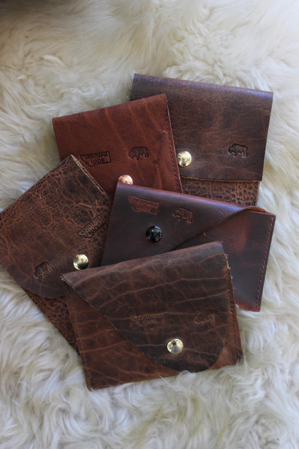Buffalo Hide Snap Coin Purse