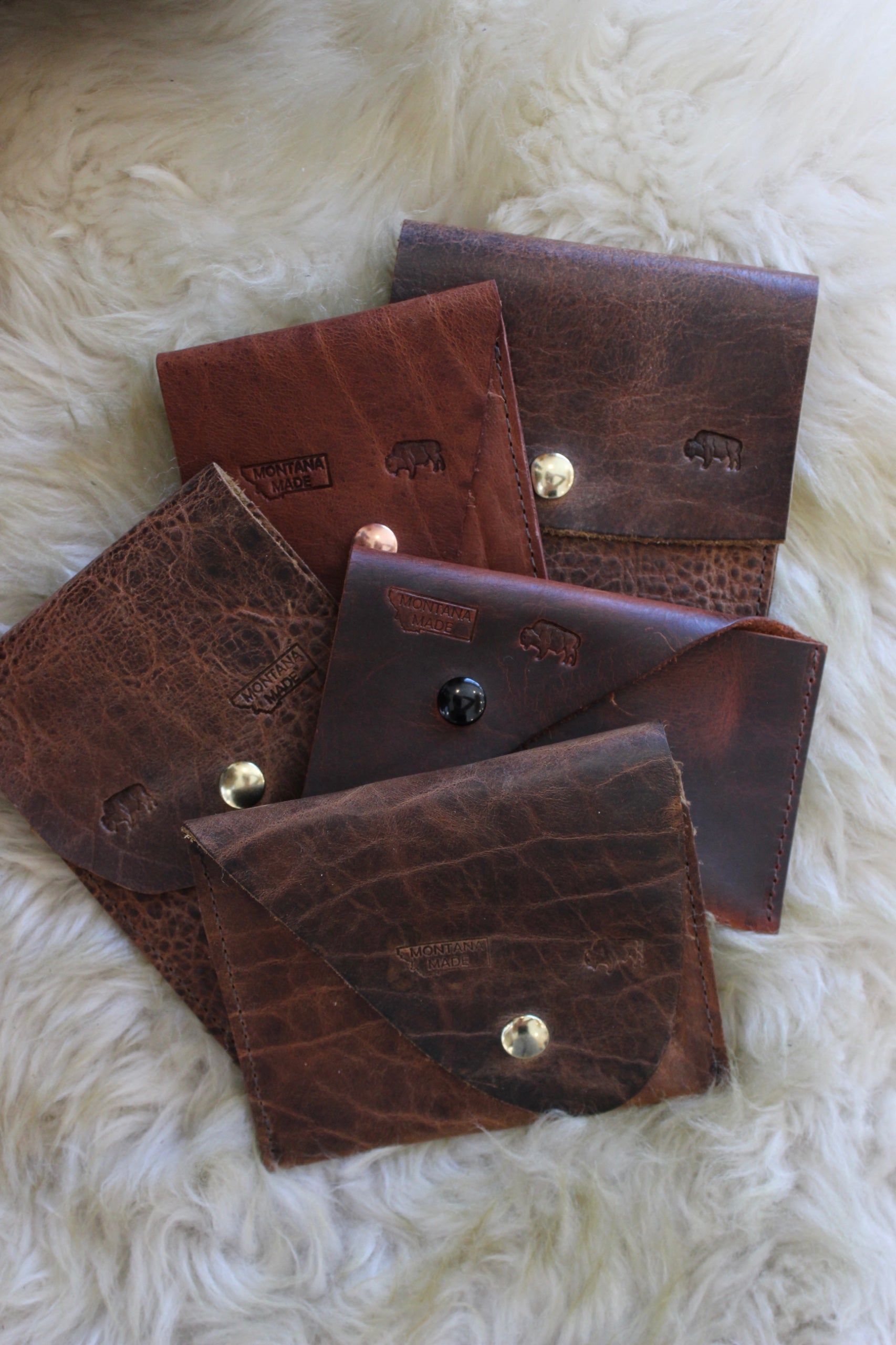 Buffalo Hide Snap Coin Purse