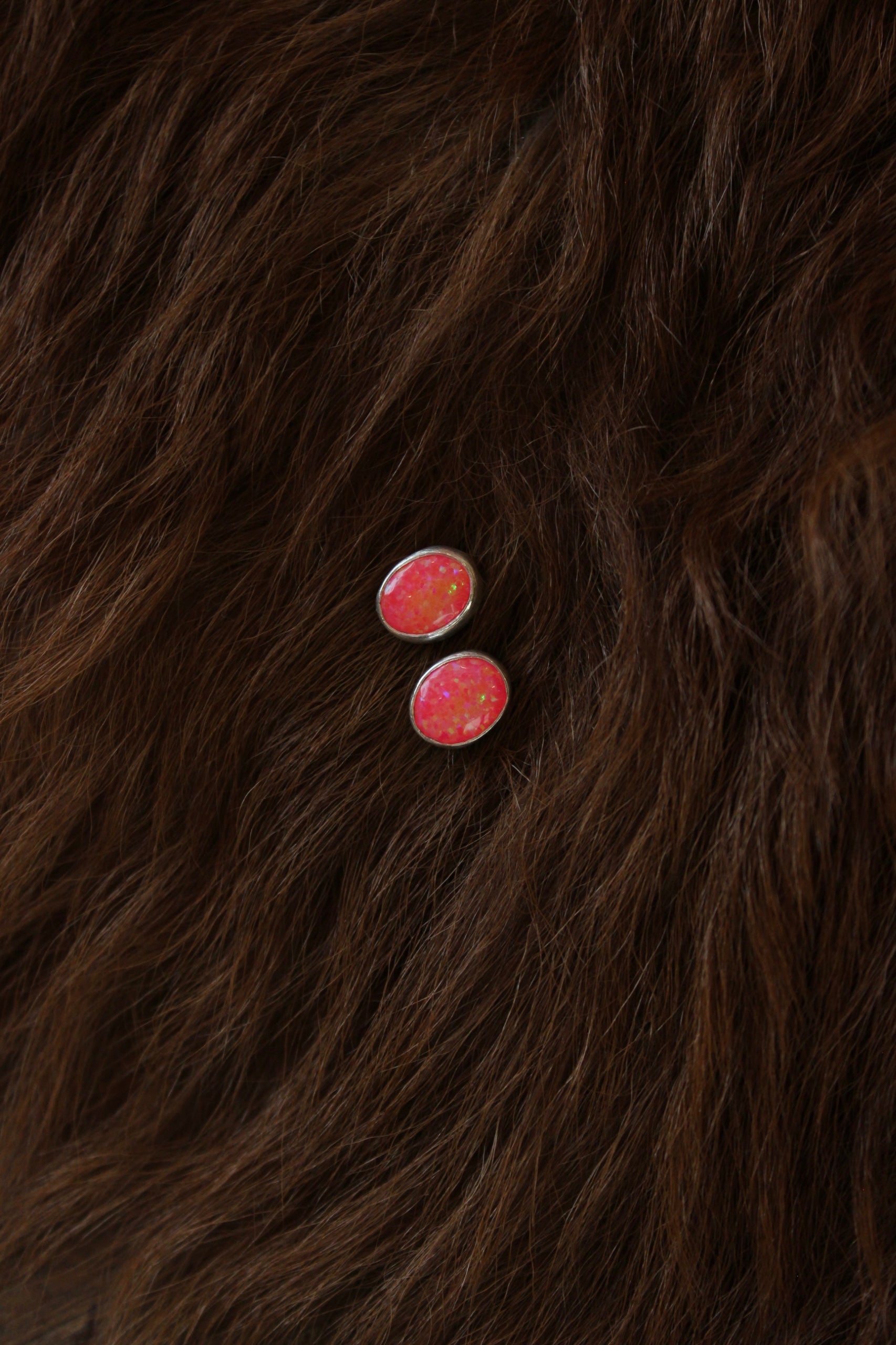 Pink Opalite Studs