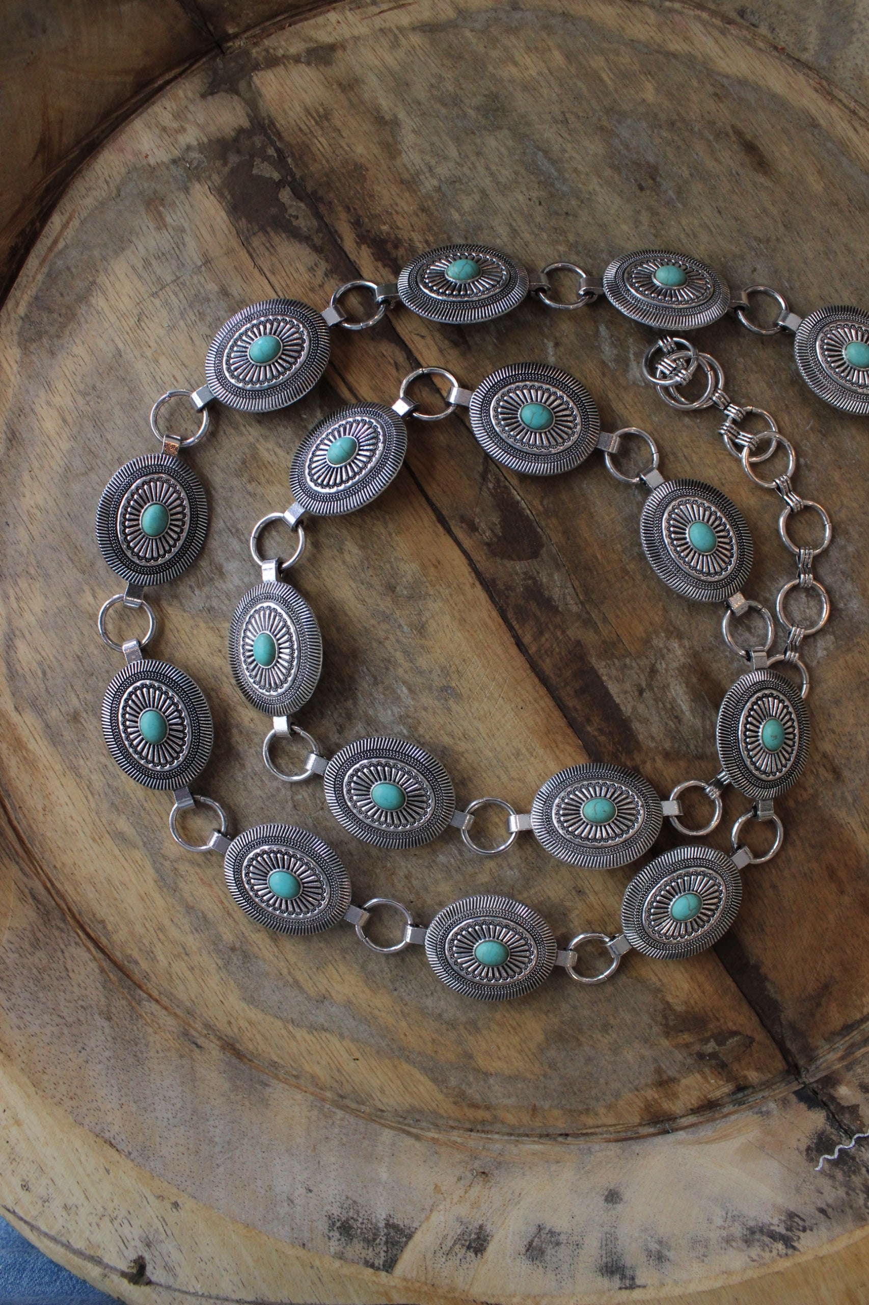 Oval Concho Belt