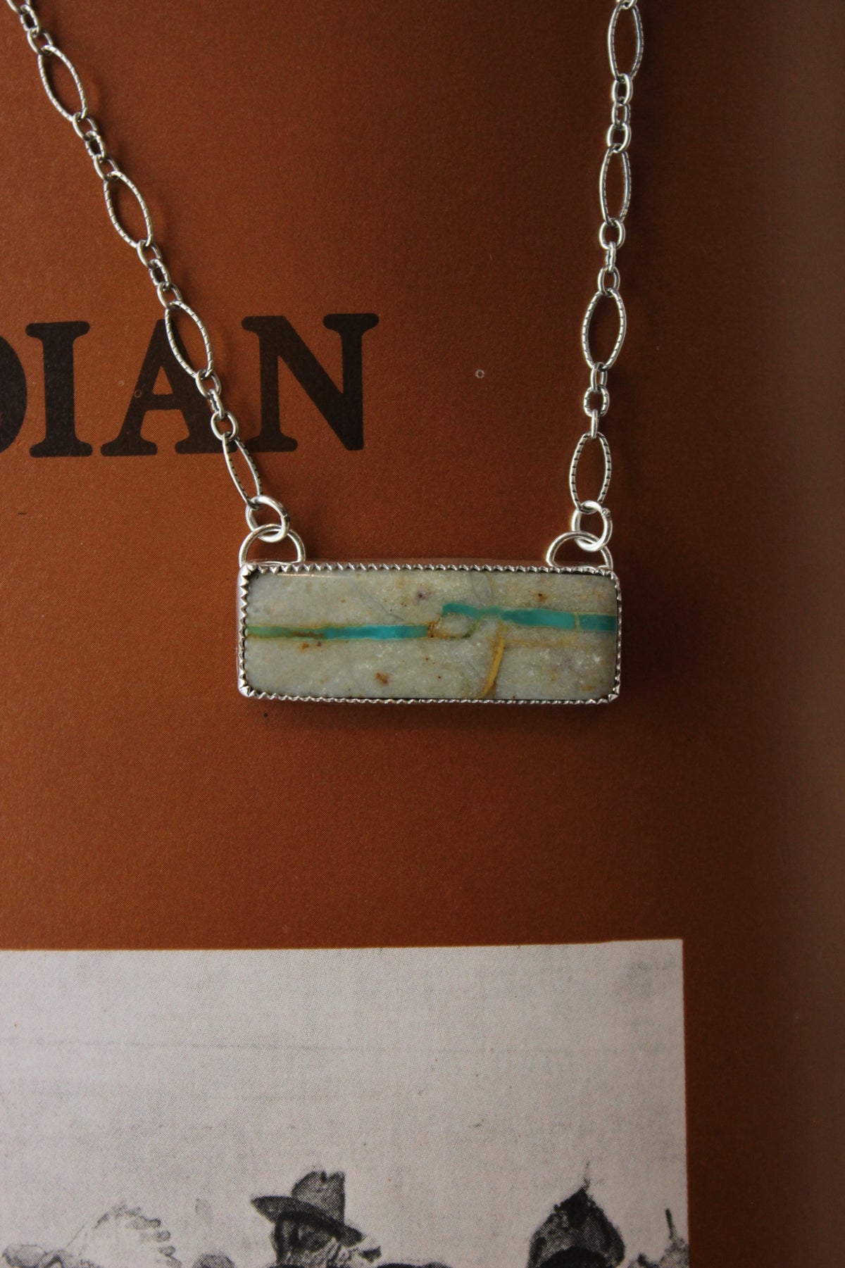 Ribbon Royston Bar Necklace