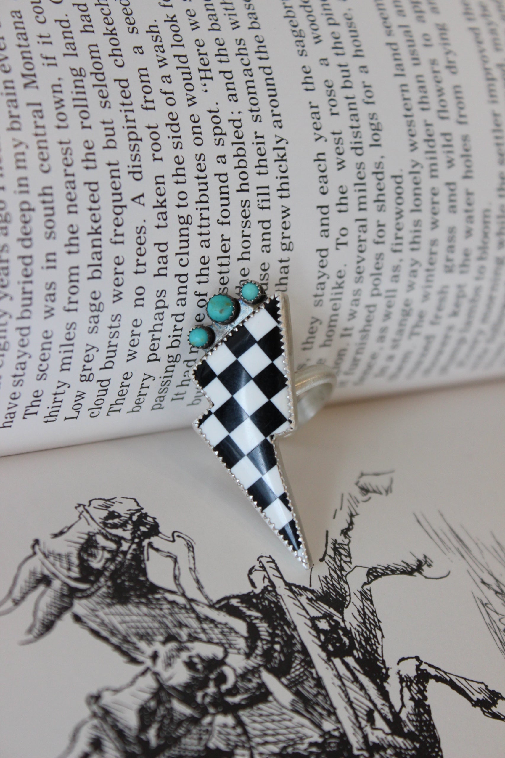 Checkered Bolt Ring