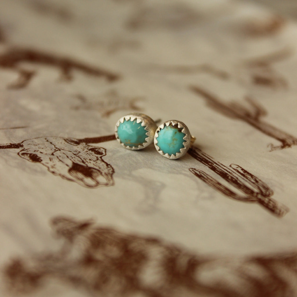 .925 Turquoise Studs