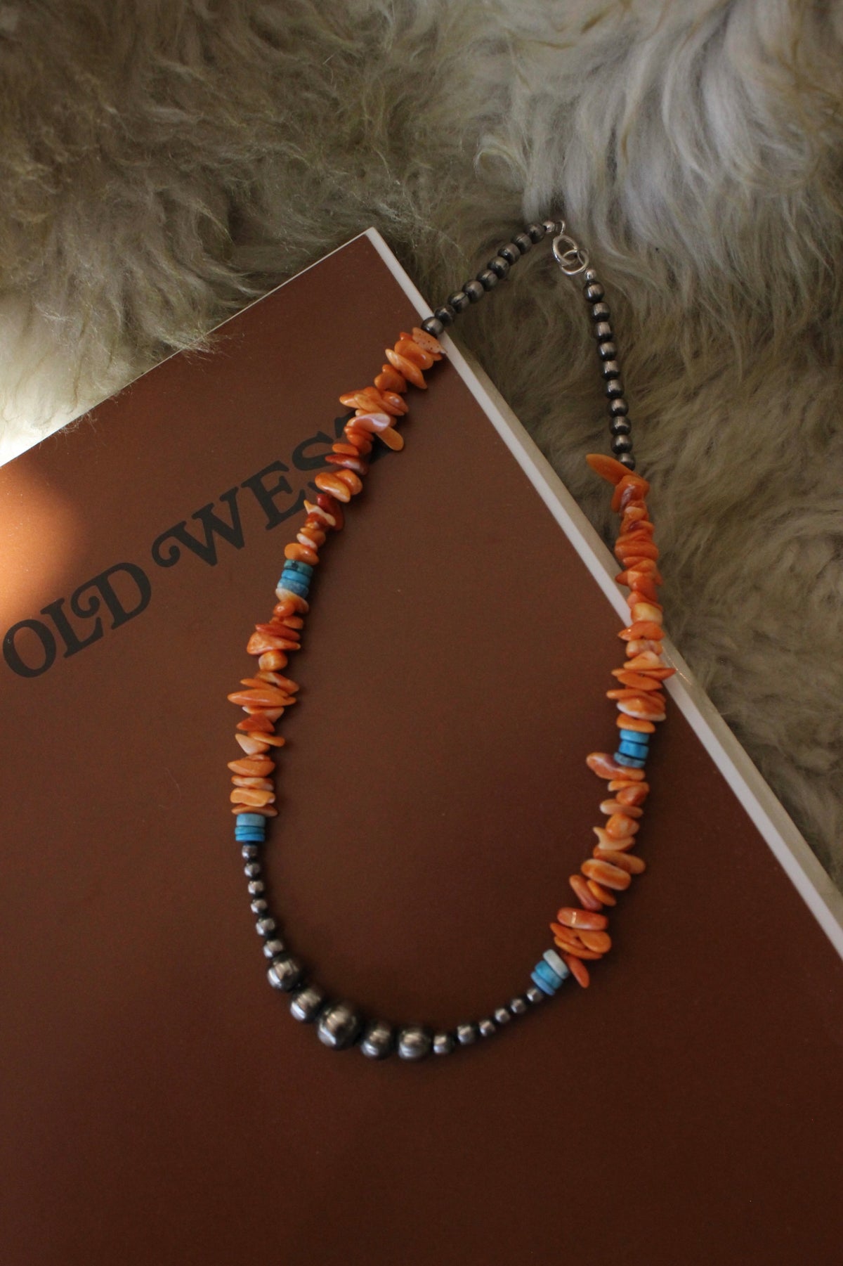 Kingman + Spiny Beaded Necklace