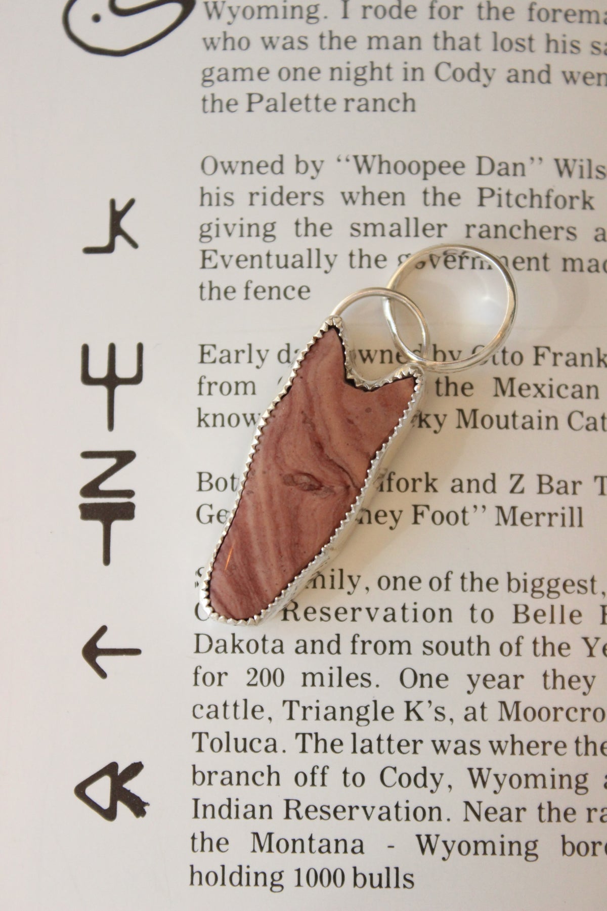 Fire Ledge Horse Pendant
