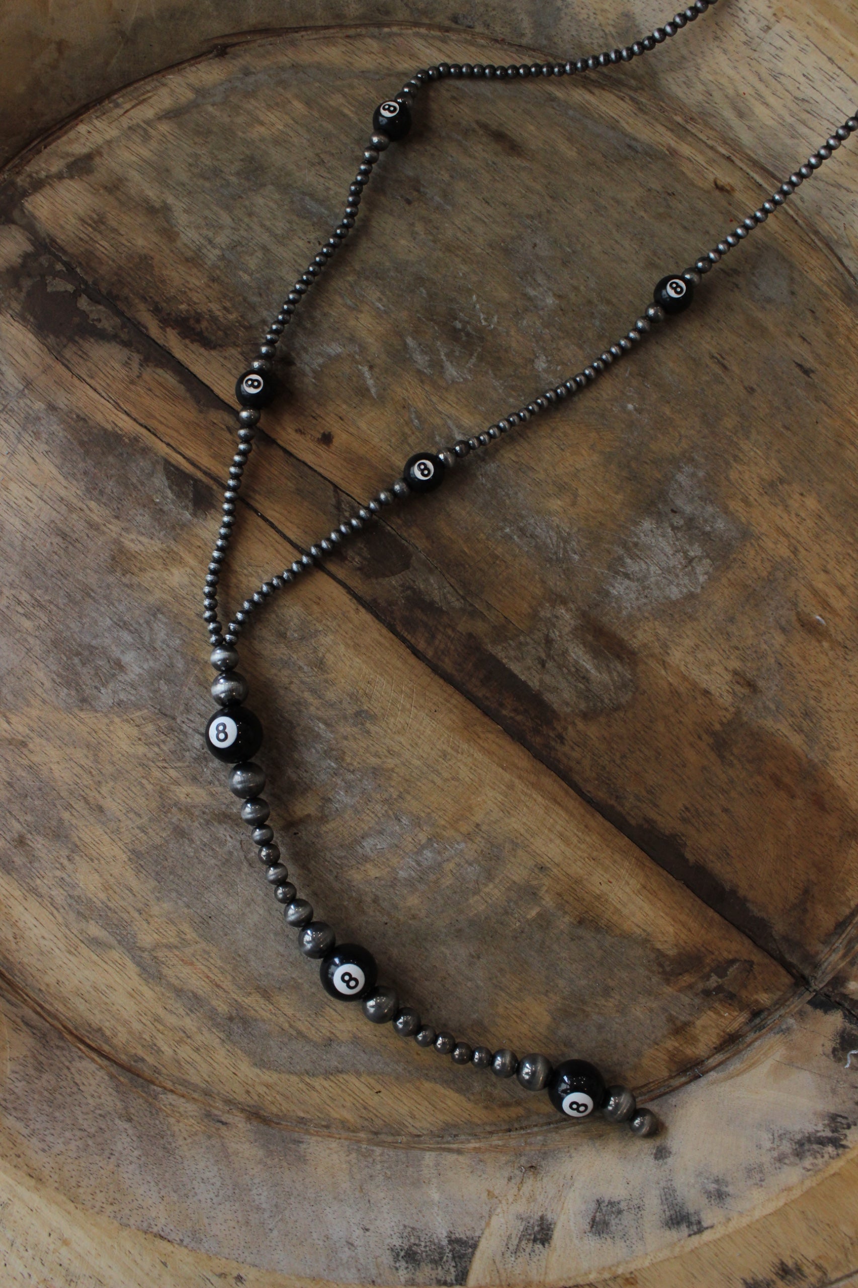 8Ball Navajo Pearl Lariat