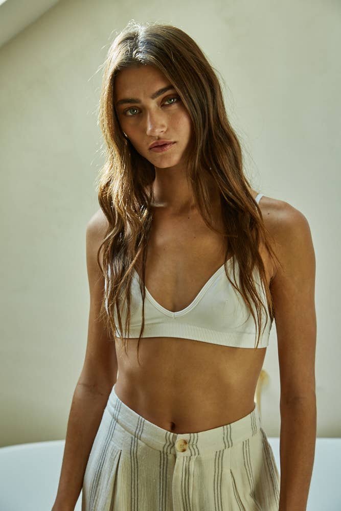 Seamless Ribbed Bralette