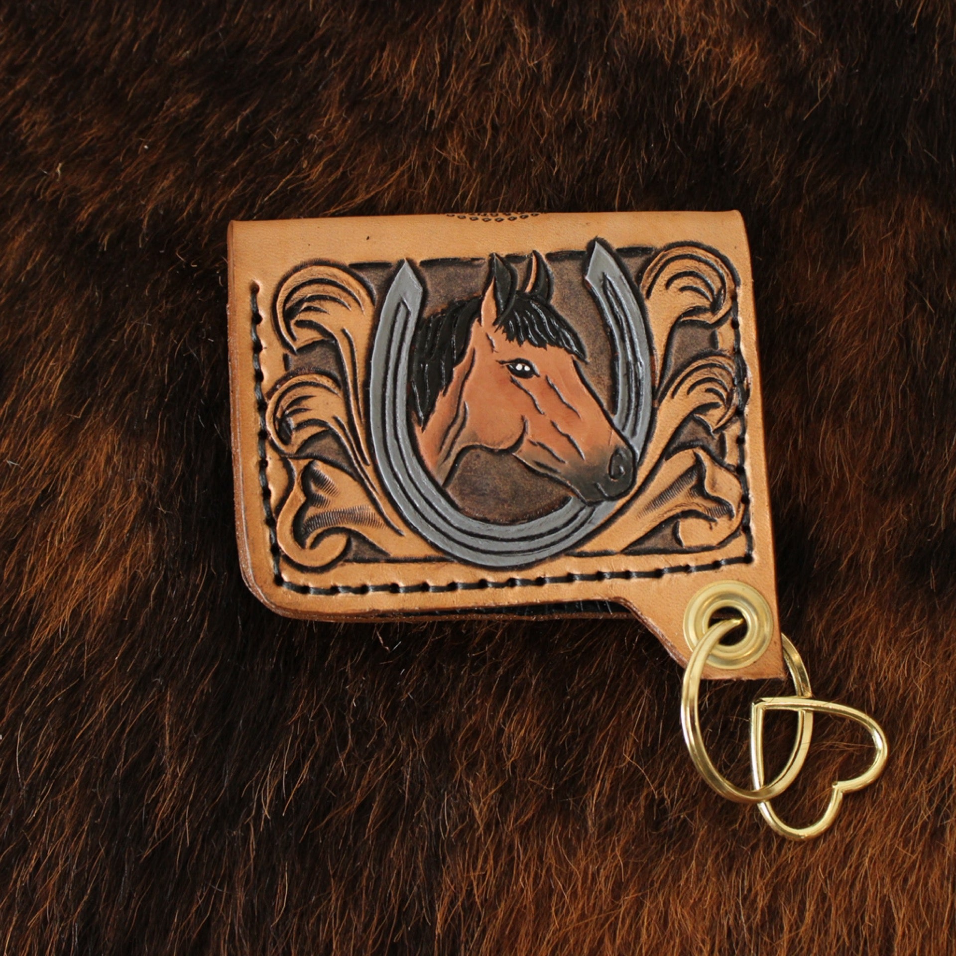 Horse Keychain Card Holder