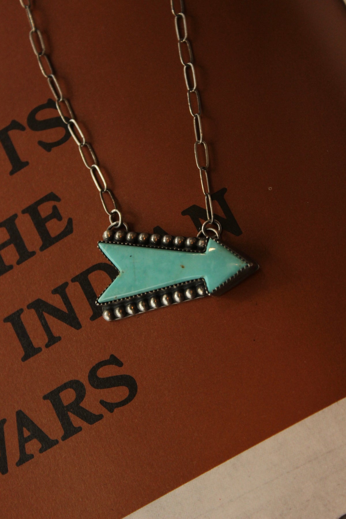 Turquoise Arrow Necklace