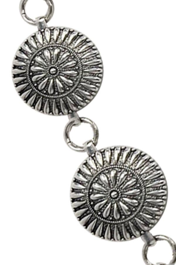 Circle Concho Chain Belt