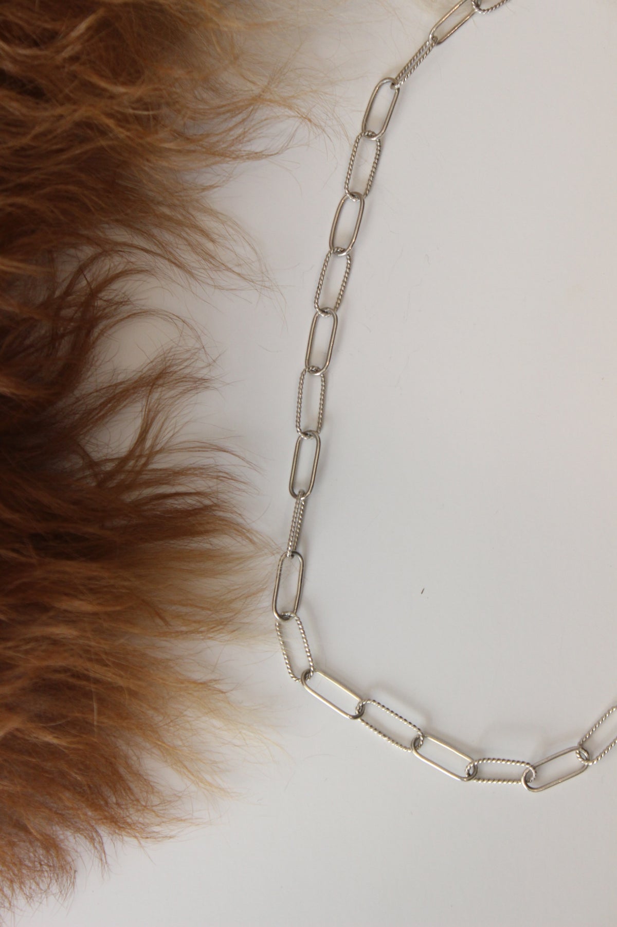 Handmade Paperclip Chain 20"