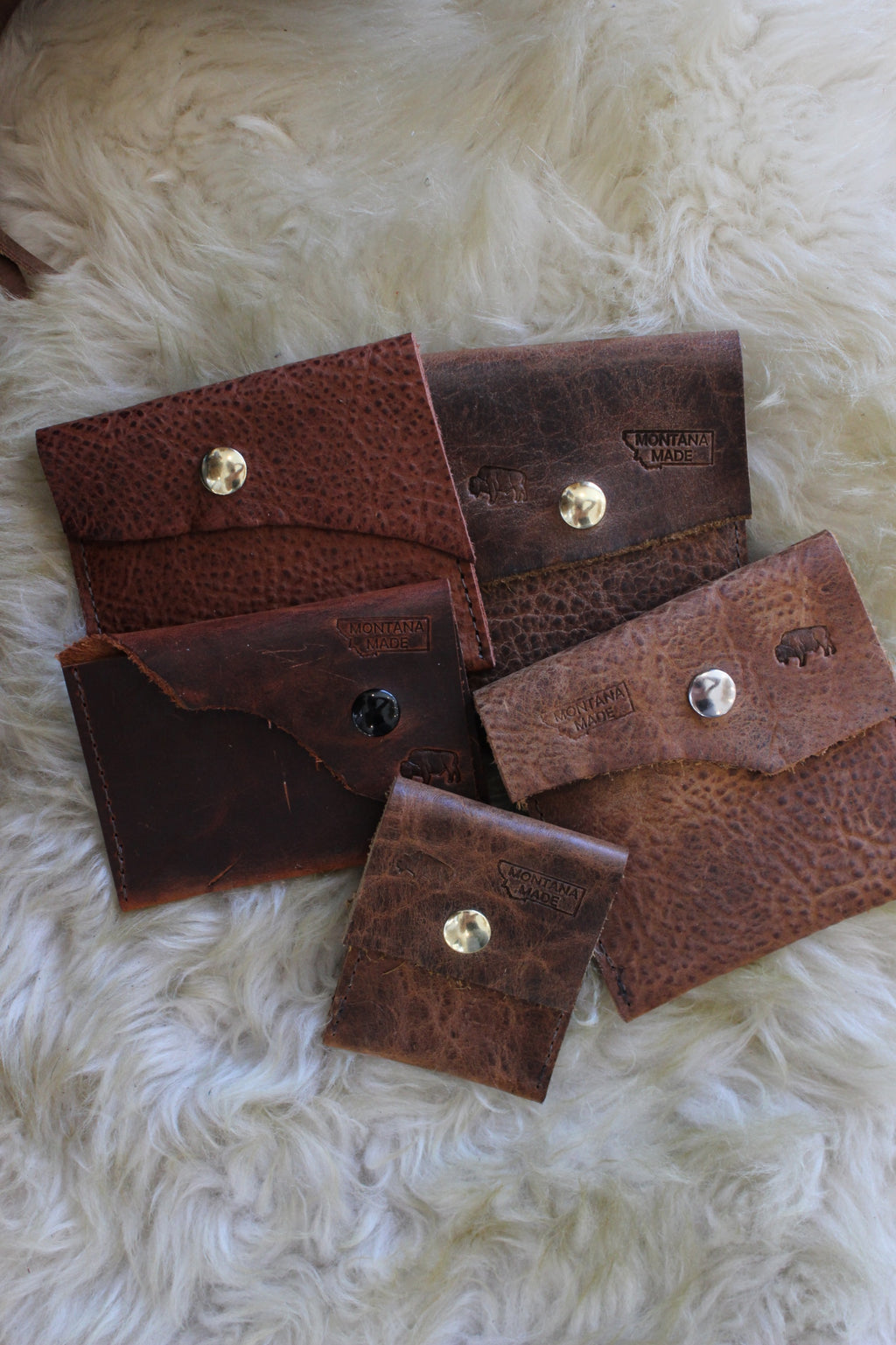 Buffalo Hide Snap Coin Purse