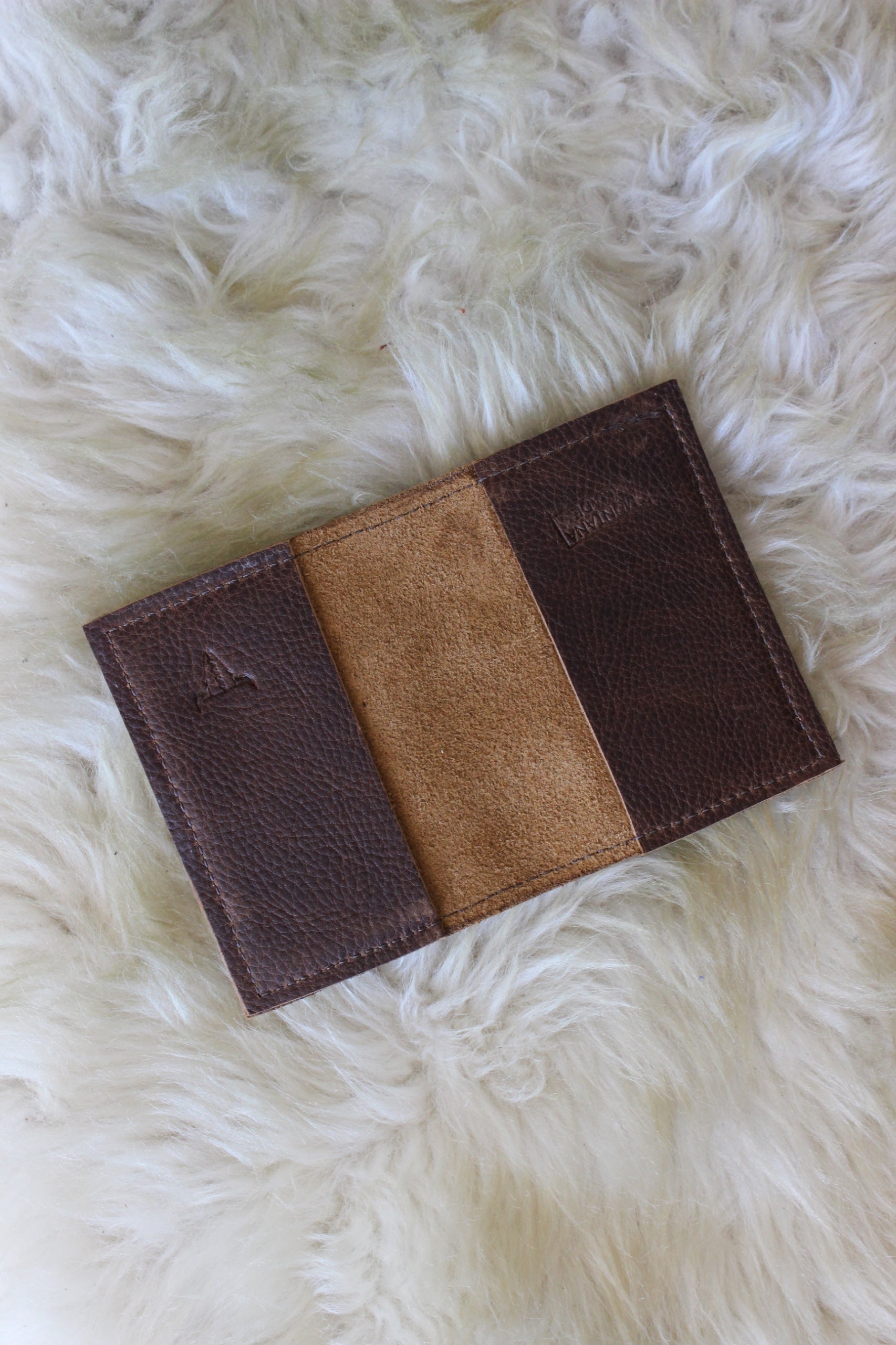 Cow Hide Double Card Holder