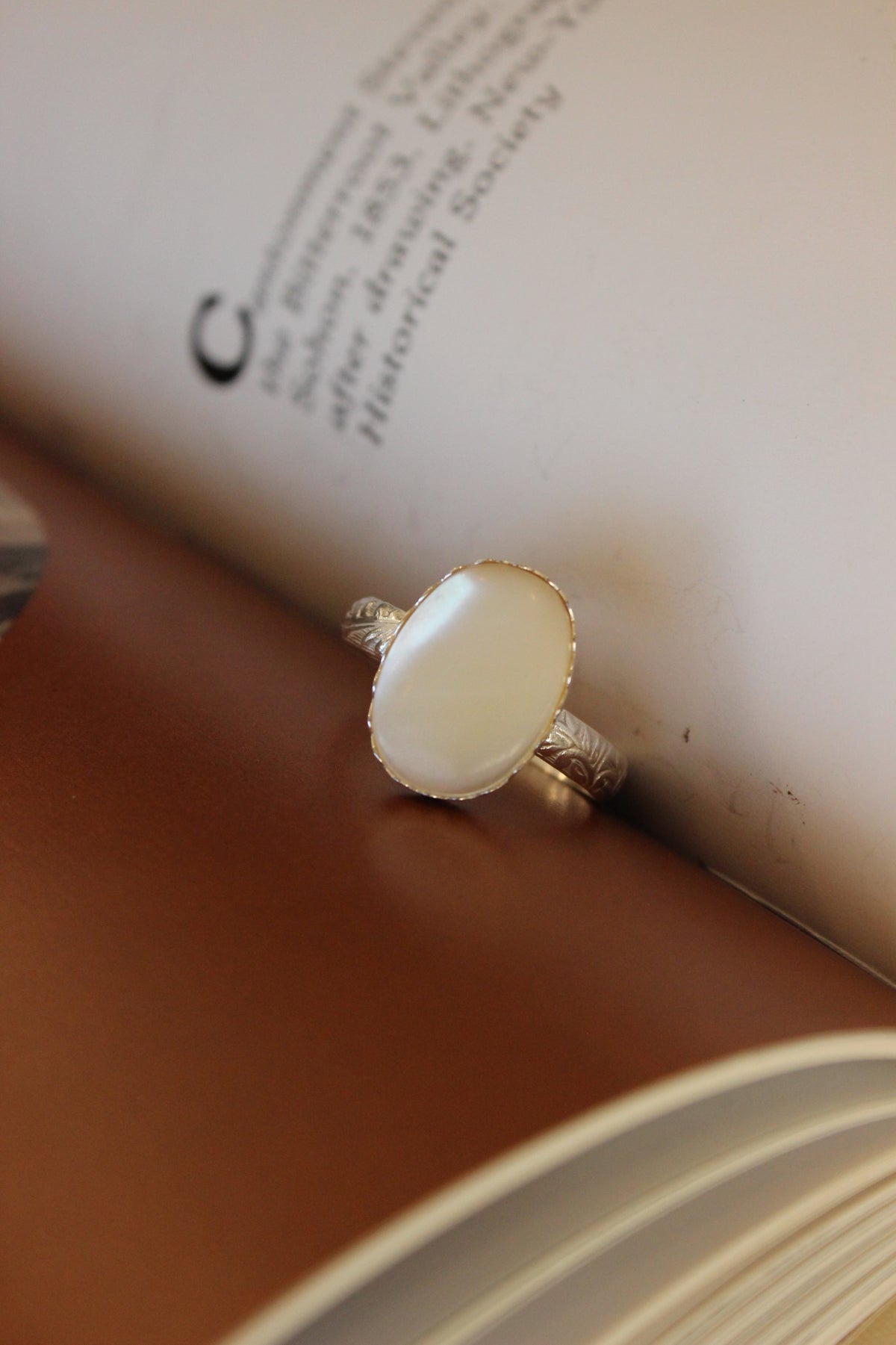 Mother Of Pearl Ring