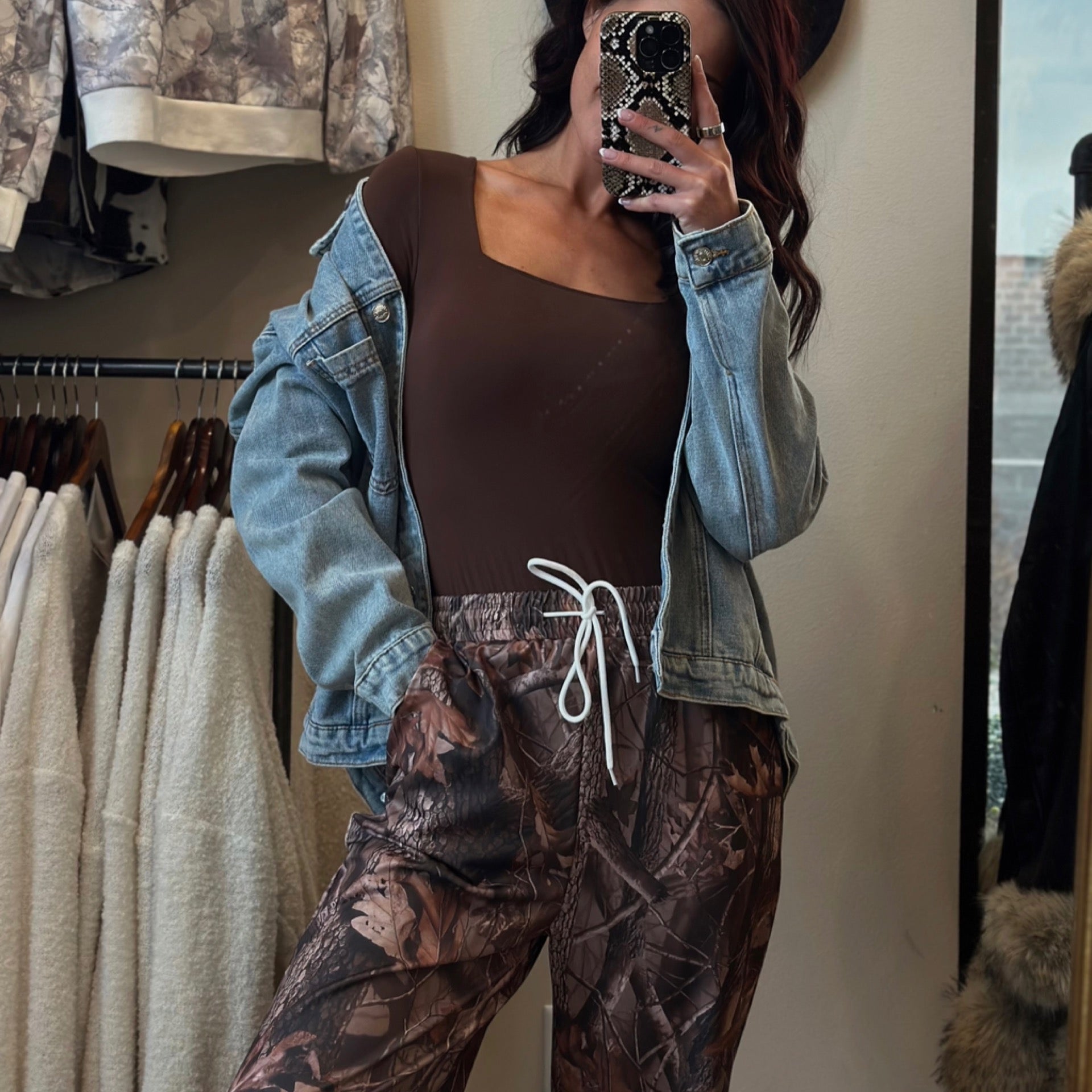 Camo Wide Leg Sweatpants