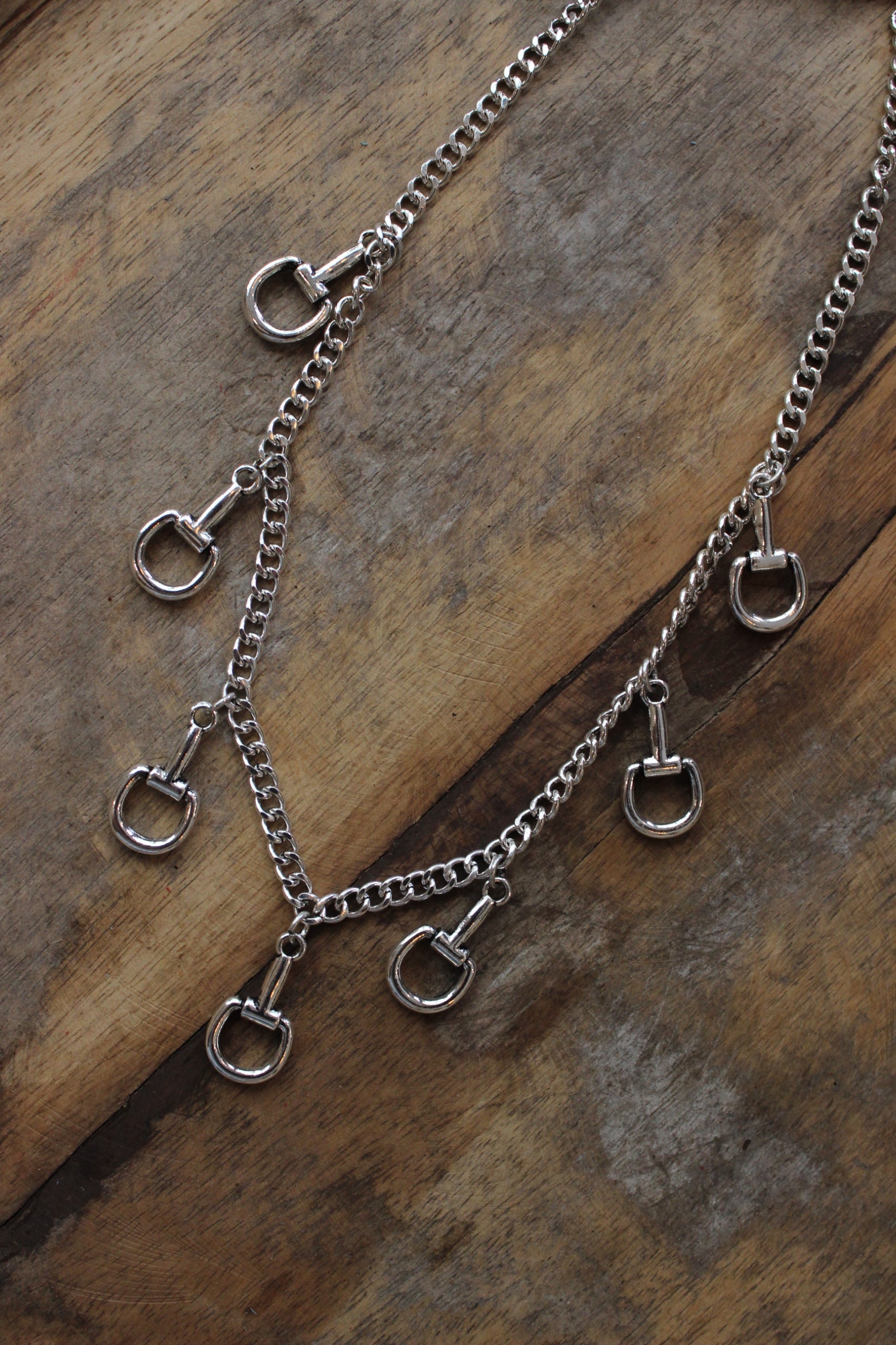 Snaffle Bit Charm Necklace