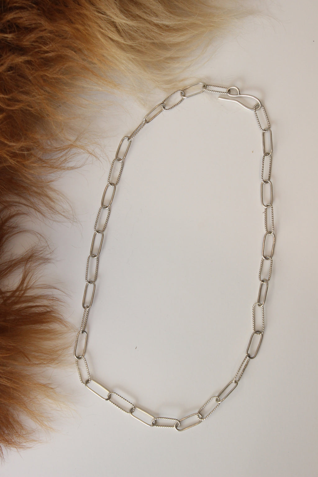 Handmade Paperclip Chain 20"